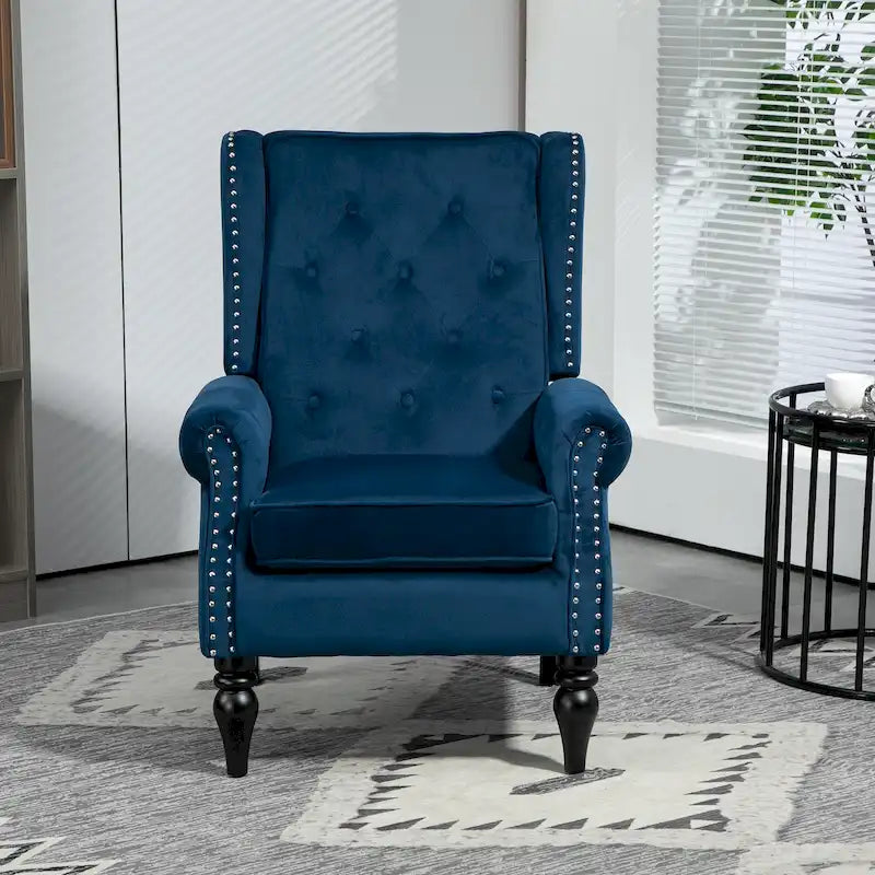 Multi-Color Barrel Accent Chair, Velvet & Faux Leather, Single Seat