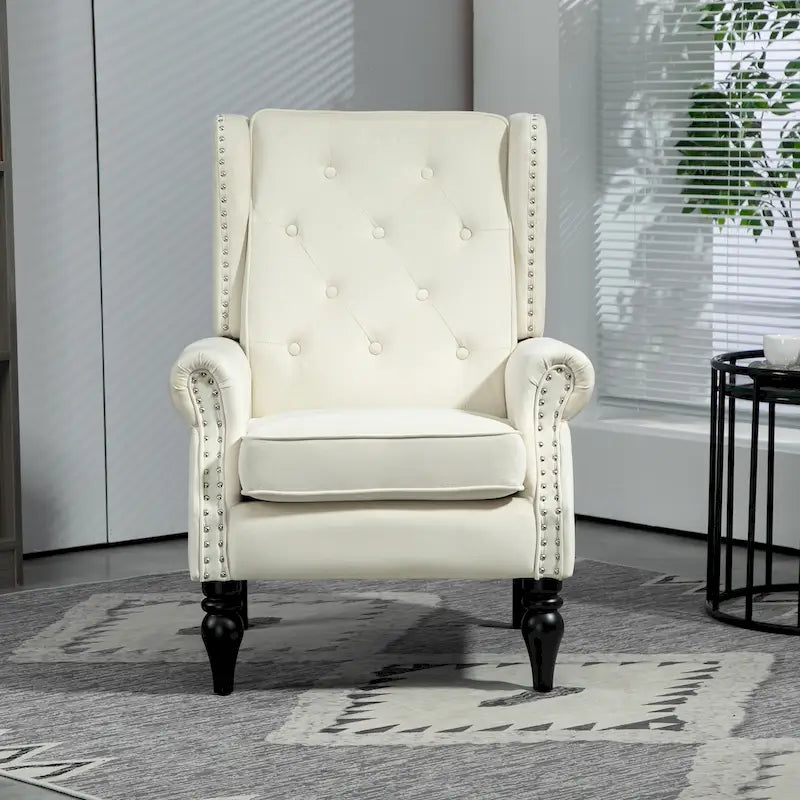 Multi-Color Barrel Accent Chair, Velvet & Faux Leather, Single Seat