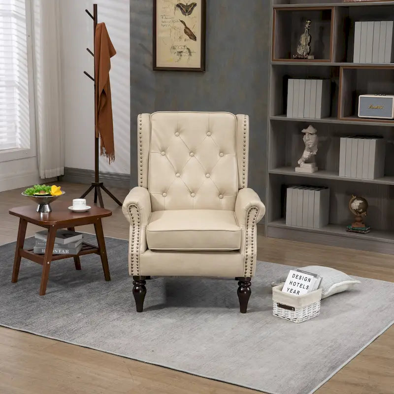 Multi-Color Barrel Accent Chair, Velvet & Faux Leather, Single Seat