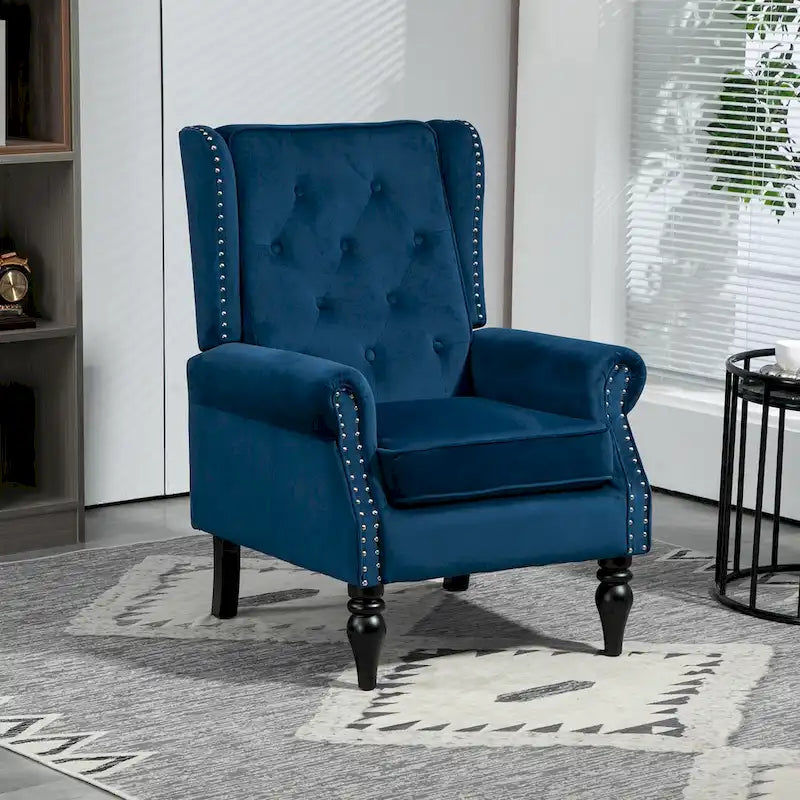 Multi-Color Barrel Accent Chair, Velvet & Faux Leather, Single Seat