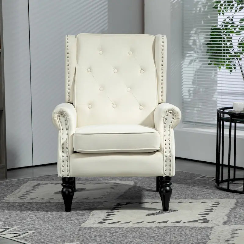 Multi-Color Barrel Accent Chair, Velvet & Faux Leather, Single Seat