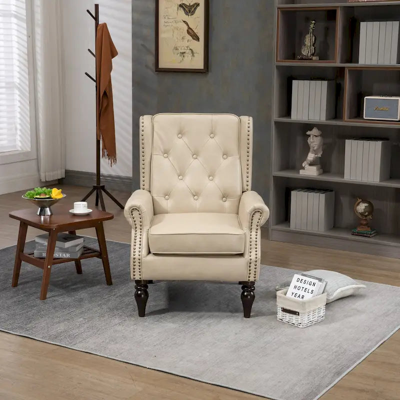 Multi-Color Barrel Accent Chair, Velvet & Faux Leather, Single Seat