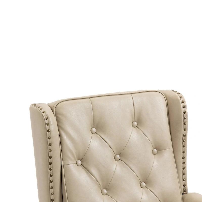 Multi-Color Barrel Accent Chair, Velvet & Faux Leather, Single Seat