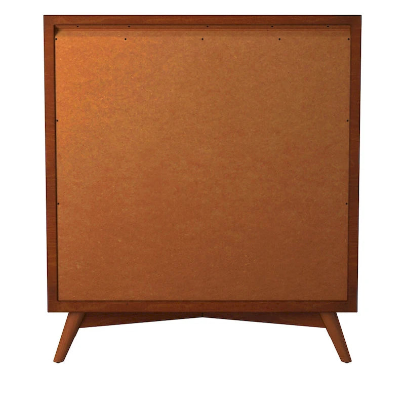 Brown / White 4-Drawer Chest – Single