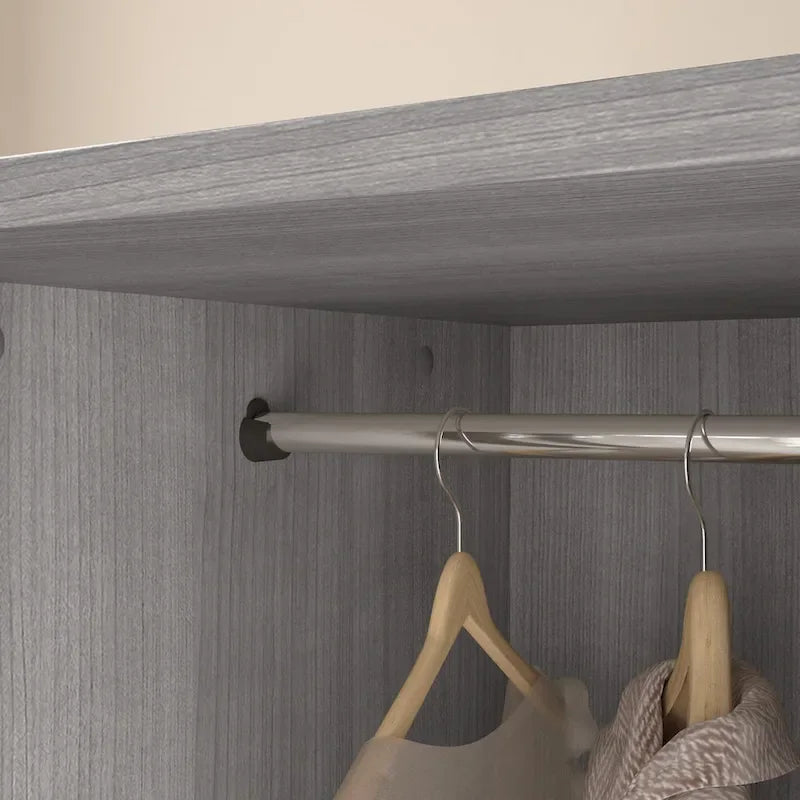 6-Piece Bedroom Set, Full/Queen – Platinum Gray / Ash Gray / Storm Gray / Fresh Walnut