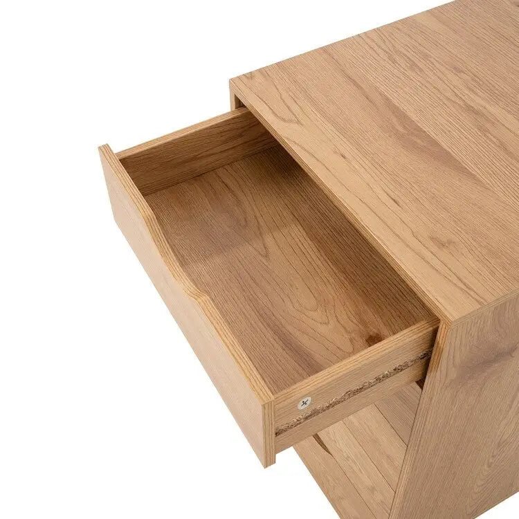 Espresso / White 5-Drawer Wooden File Cabinet with Wheels – 1 Person
