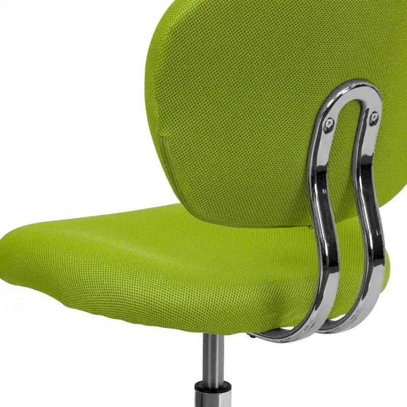 Multi-Color Armless Mid-Back Mesh Swivel Task Chair | Single-Person