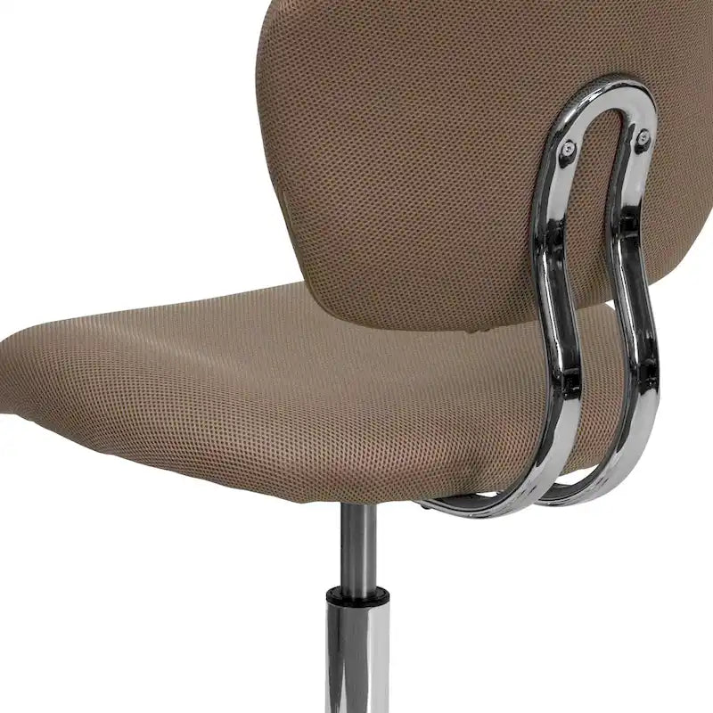Multi-Color Armless Mid-Back Mesh Swivel Task Chair | Single-Person