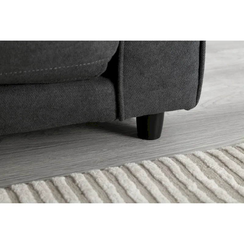 Velvet Convertible Sofa Bed – 3-Fold Pull-Out Sleeper, Seats 2 (Beige / Light Gray / Dark Grey)