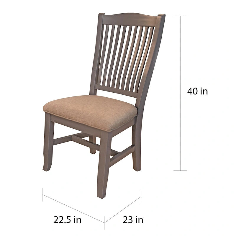Grey & Pine Solid Wood Dining Set, 9-Piece (Seats 8)