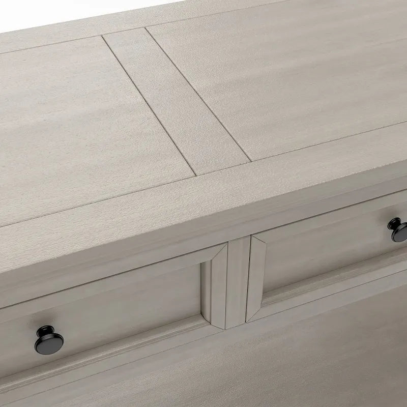 Multi-Color Vintage Console Table | 4 Drawers & 1 Shelf | Entryway & Living Room | Single Use